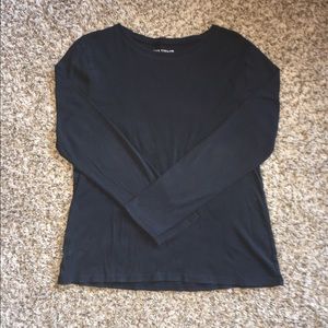 Ann Taylor Black Long Sleeve Shirt